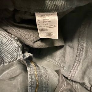 8 X-Long black corduroy jeans